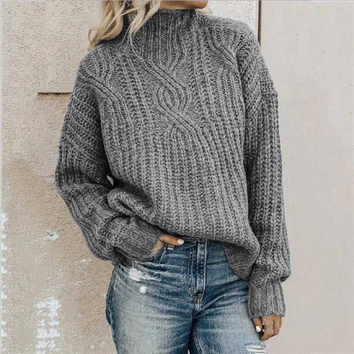 Women’s Cable Knit Sweater | Casual Pullover