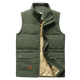 Men’s Zip-Up Vest | Diamond Stitch