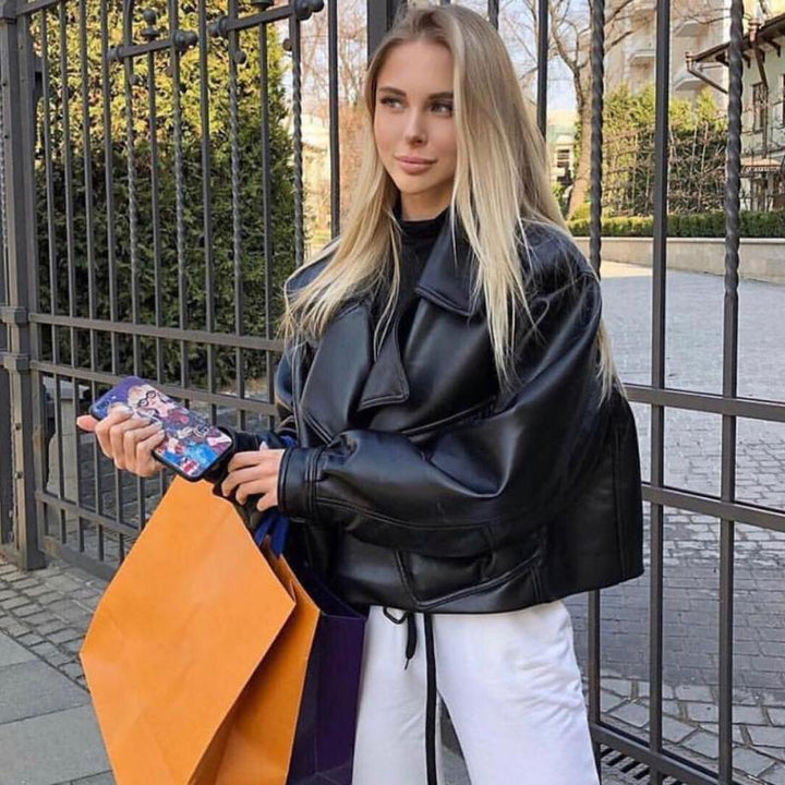 Women’s Cropped Jacket | Belted