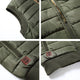 Men’s Zip-Up Vest | Diamond Stitch