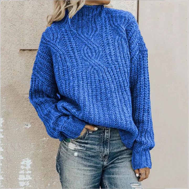 Women’s Cable Knit Sweater | Casual Pullover