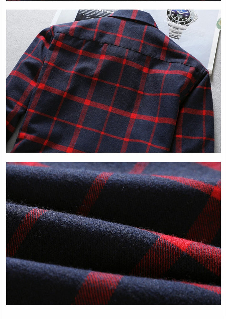 Men’s Checked Casual Shirt | Long Sleeve