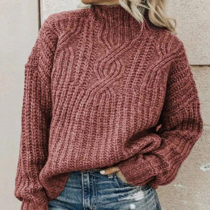 Women’s Cable Knit Sweater | Casual Pullover