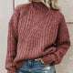 Women’s Cable Knit Sweater | Casual Pullover