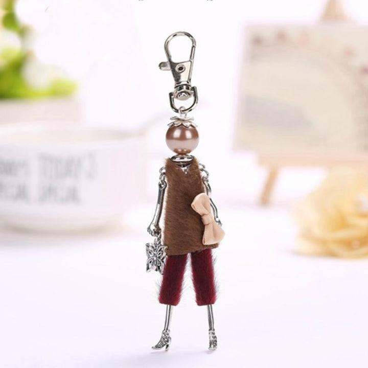Women's Fashion Doll Keychain | Angel Charm