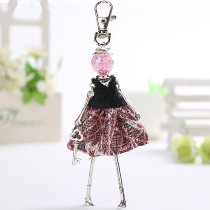 Women's Fashion Doll Keychain | Angel Charm