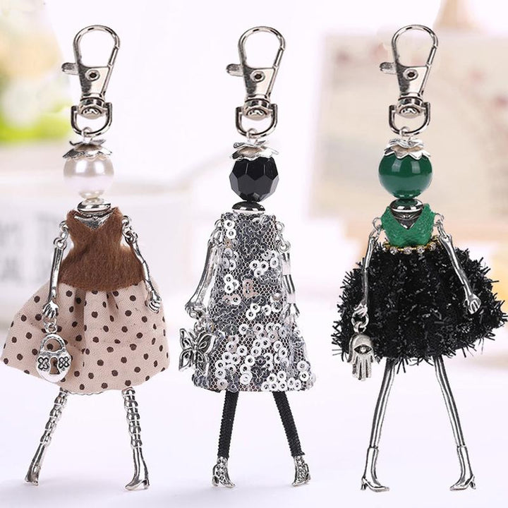 Women's Fashion Doll Keychain | Angel Charm