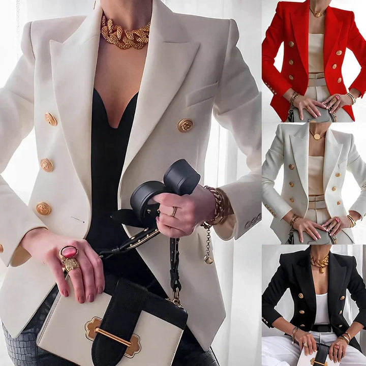 Women’s Double-Breasted Blazer | Structured Fit