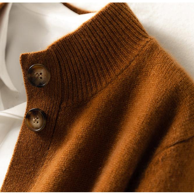 Women’s Buttoned Ribbed Cardigan | Long Sleeve