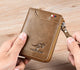 Men’s RFID Zipper Wallet | Slim Leather