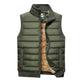 Men’s Zip-Up Vest | Diamond Stitch