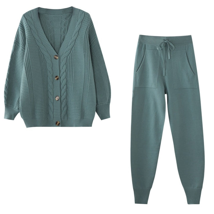 Women’s Lounge Set | Button Cardigan & Joggers