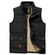 Men’s Zip-Up Vest | Diamond Stitch