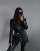 Women’s Belted Longline Blazer | Sleek