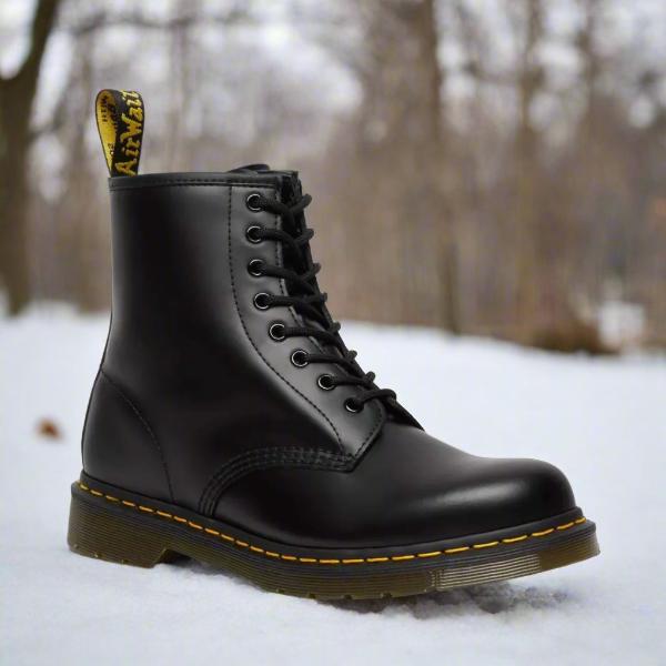 Women’s Combat Leather Boots | Winter
