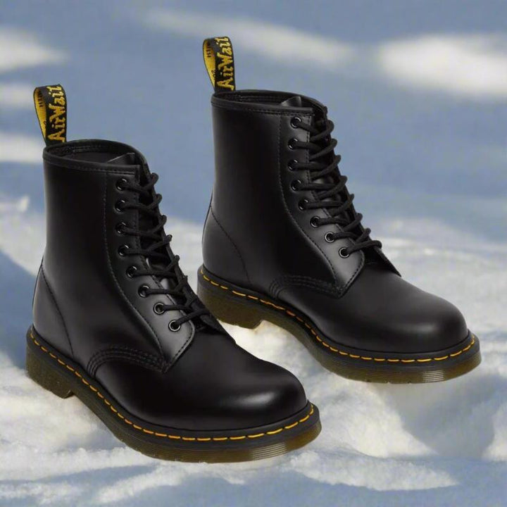 Women’s Combat Leather Boots | Winter