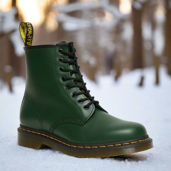 Women’s Combat Leather Boots | Winter
