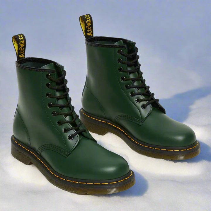 Women’s Combat Leather Boots | Winter