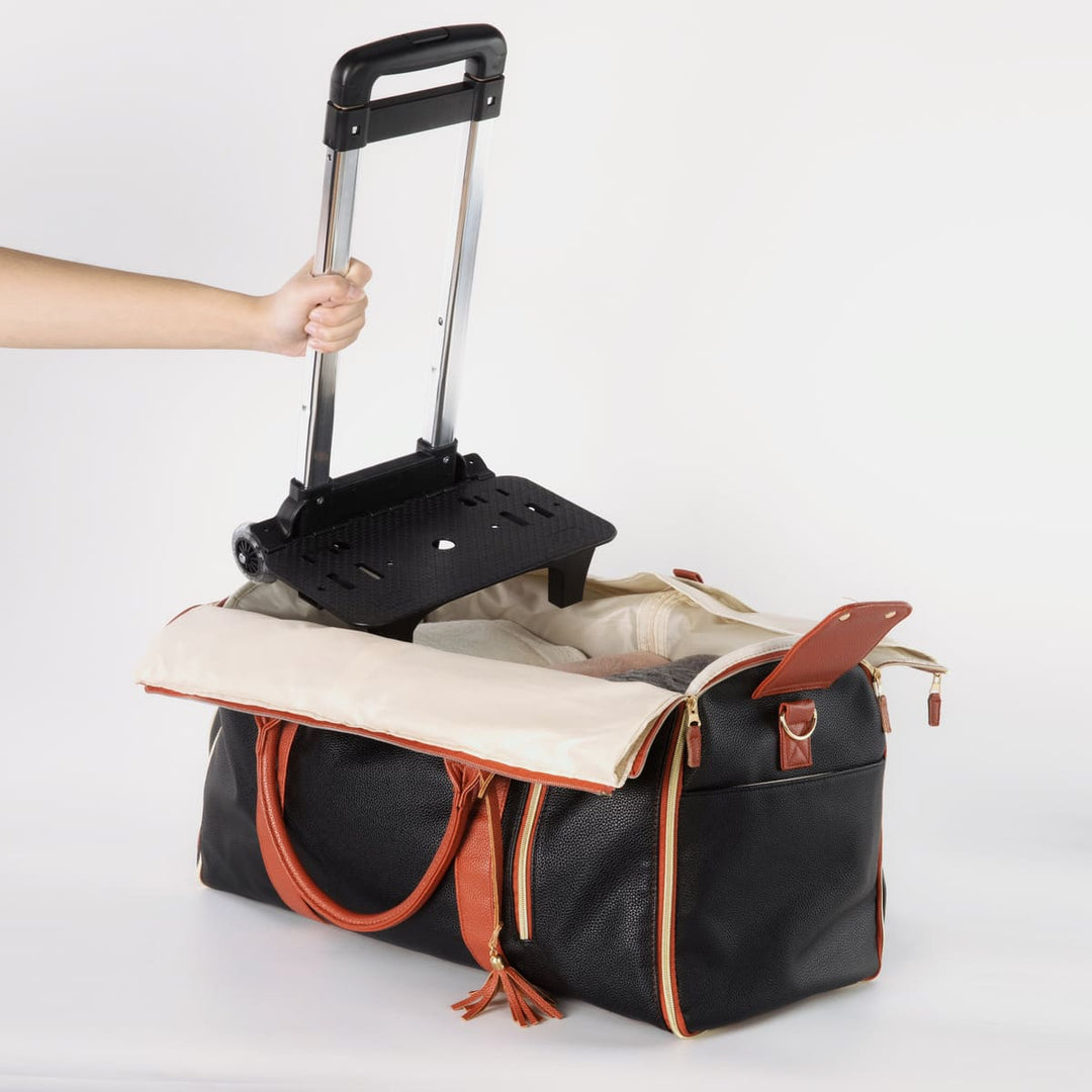 Carry-On Travel Bag with Optional Wheels | Wrinkle-Free & Water-Resistant