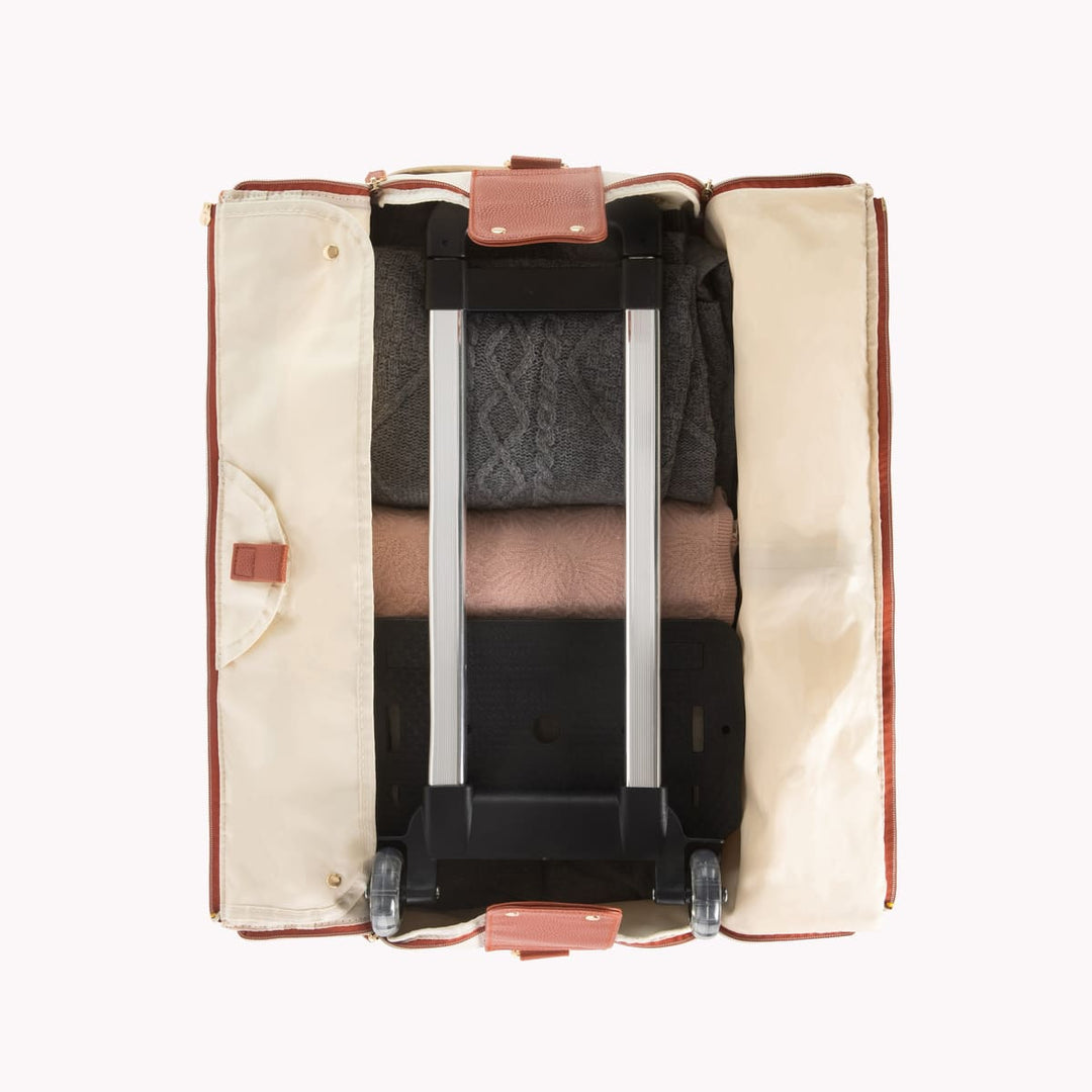 Carry-On Travel Bag with Optional Wheels | Wrinkle-Free & Water-Resistant