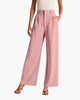 Wide Leg High Waist Trousers | Elegant Office Fit