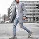 Men’s Stand Collar Overcoat | Long