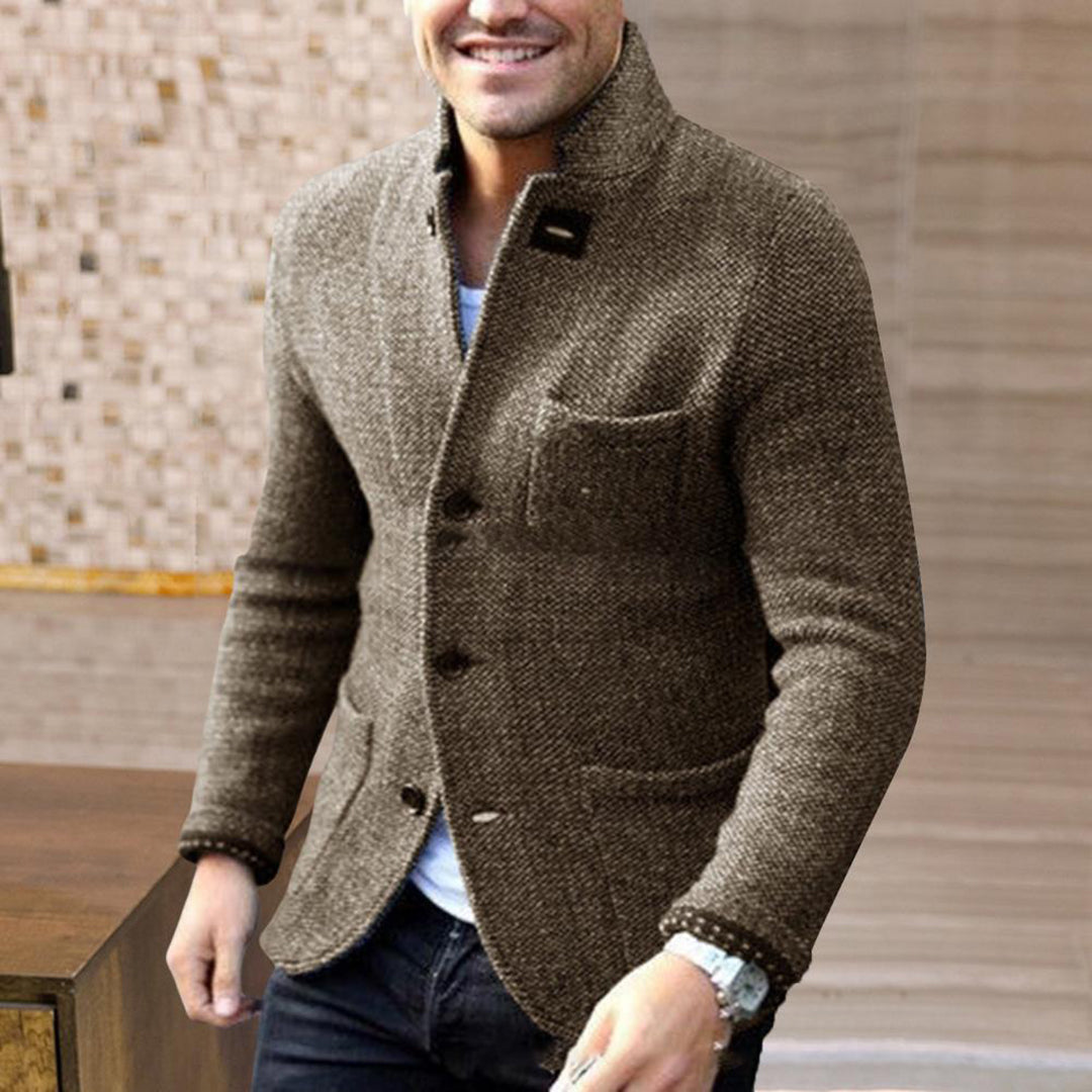 Royce - Knitted blazer with buttons for men