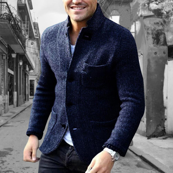Royce - Knitted blazer with buttons for men