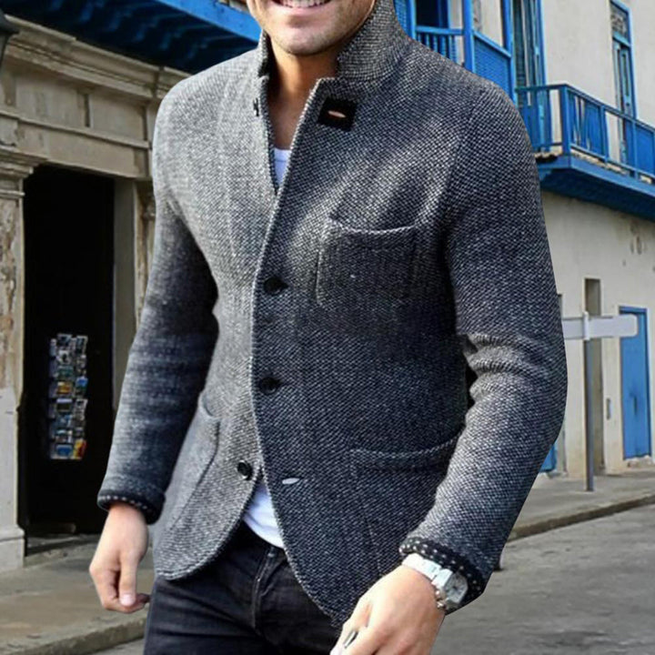 Royce - Knitted blazer with buttons for men