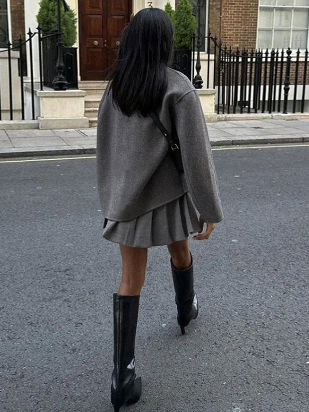 Women’s Oversized Buttoned Jacket | Short