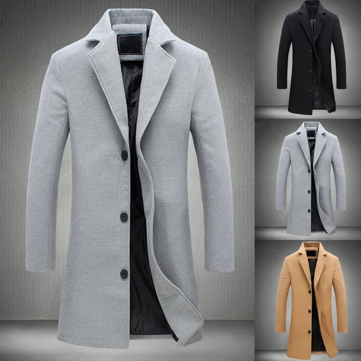 Cullen - Long winter coat for men