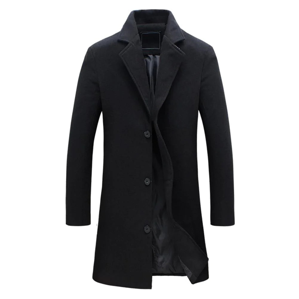 Cullen - Long winter coat for men
