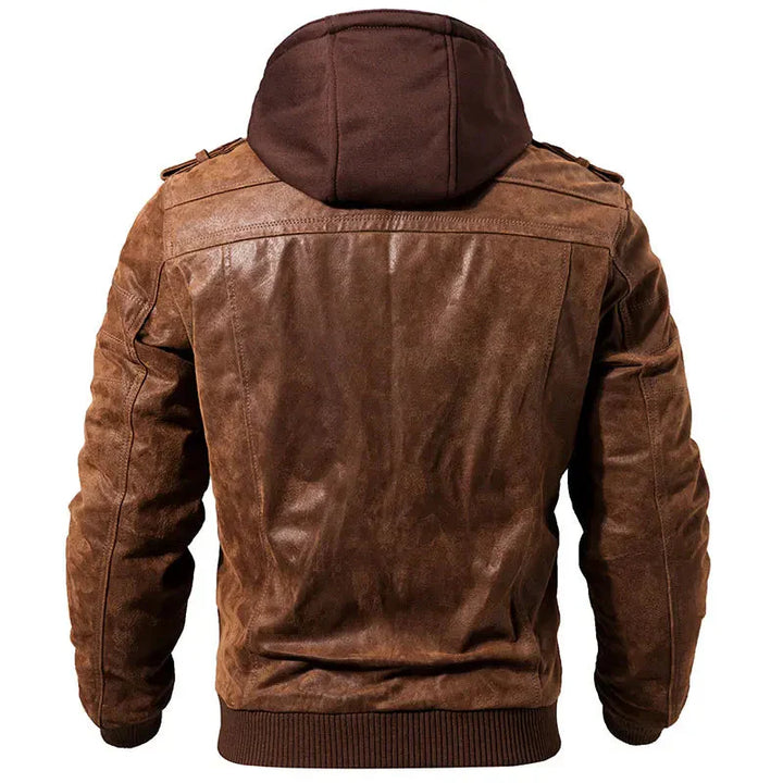 Travis - Men's Stylish Leather Winter Jacket