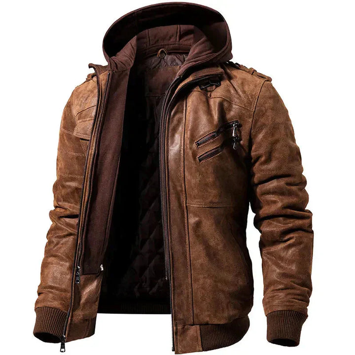 Travis - Men's Stylish Leather Winter Jacket