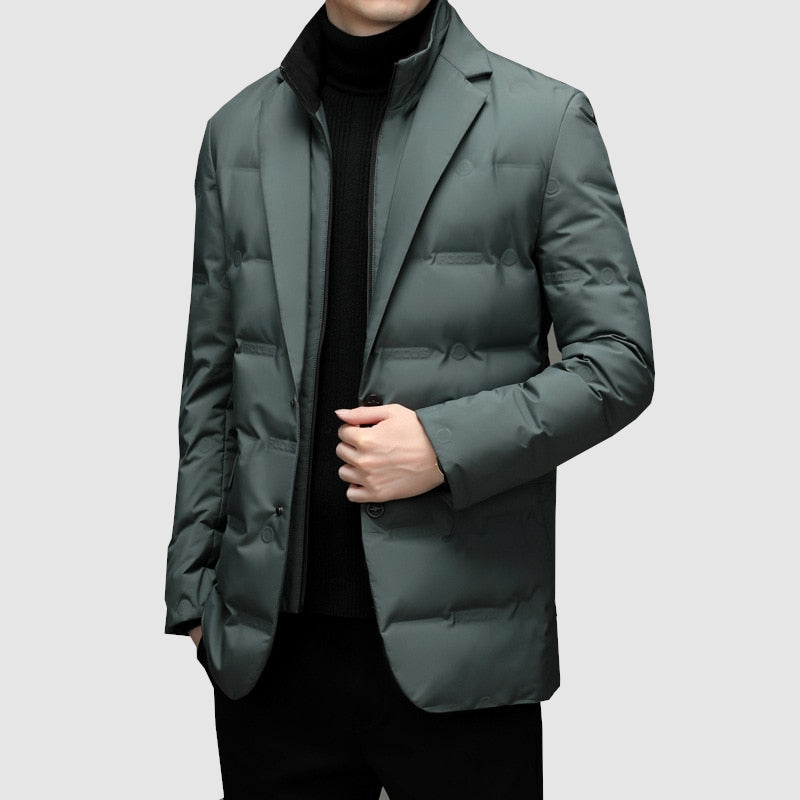 Men’s Winter Jacket | Puffer Blazer