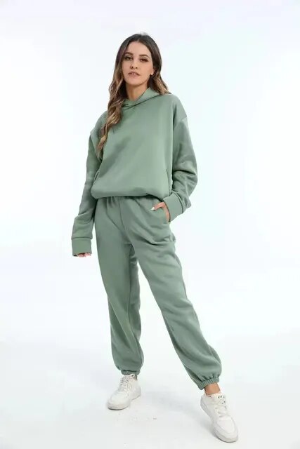 Women’s Oversized Hoodie Tracksuit | Two-Piece Set