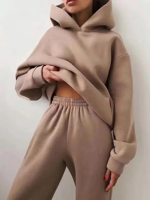 Women’s Oversized Hoodie Tracksuit | Two-Piece Set