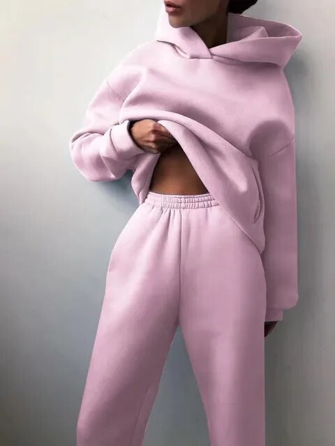 Women’s Oversized Hoodie Tracksuit | Two-Piece Set