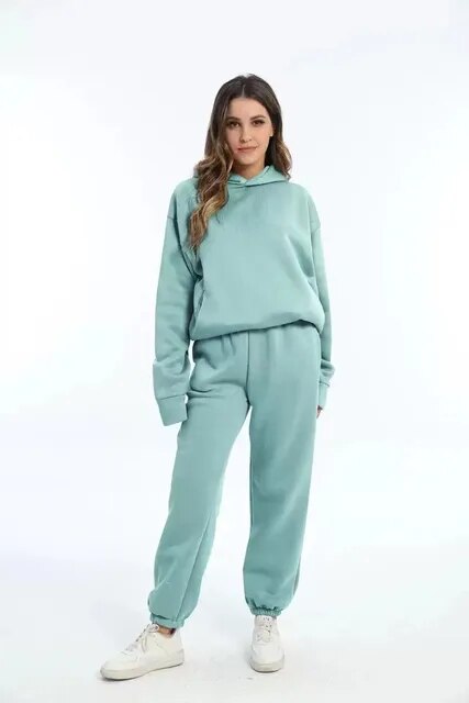Women’s Oversized Hoodie Tracksuit | Two-Piece Set