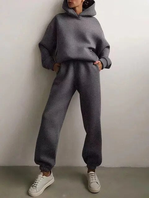 Women’s Oversized Hoodie Tracksuit | Two-Piece Set