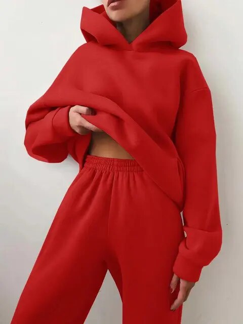 Women’s Oversized Hoodie Tracksuit | Two-Piece Set