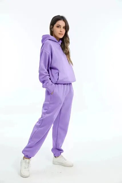 Women’s Oversized Hoodie Tracksuit | Two-Piece Set