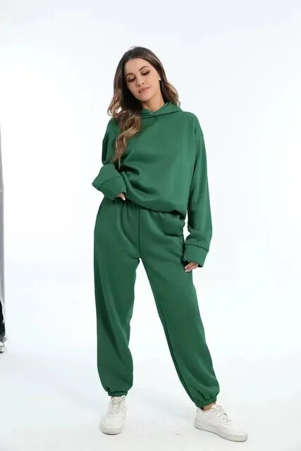 Women’s Oversized Hoodie Tracksuit | Two-Piece Set