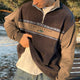 Men’s Quarter-Zip Pullover | Contrast Sleeves