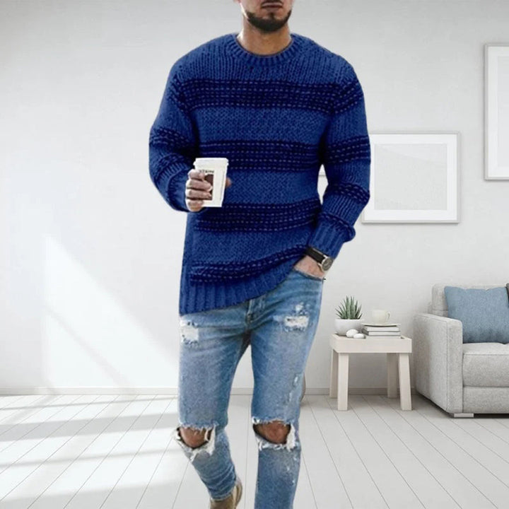 Brock - Chunky knit sweater for men