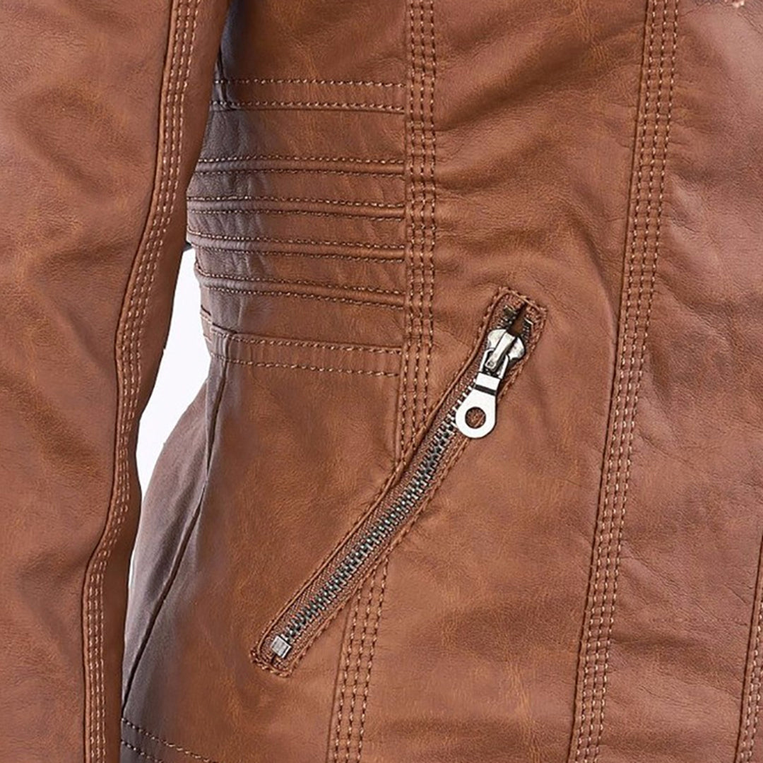 Women’s Hooded Zip-Up Jacket | Slim Fit
