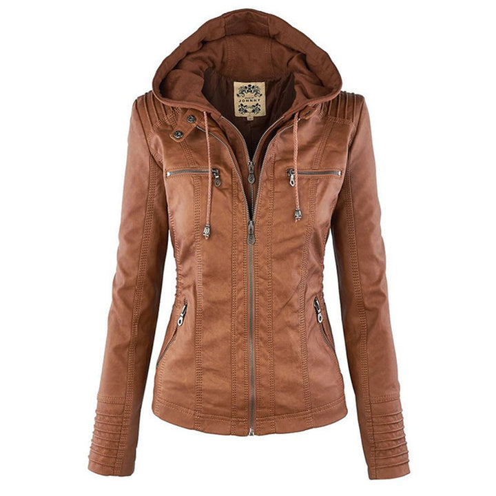 Women’s Hooded Zip-Up Jacket | Slim Fit