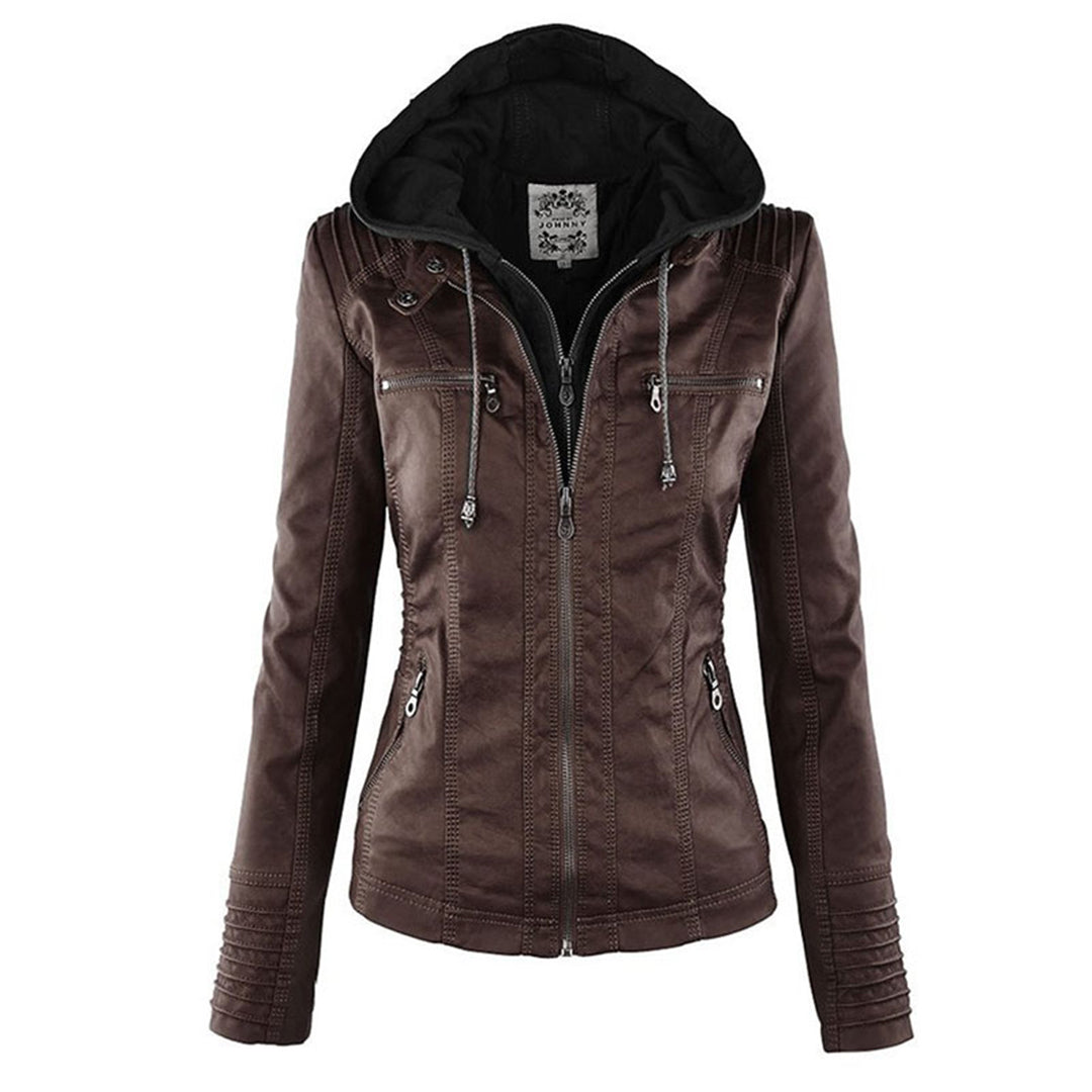 Women’s Hooded Zip-Up Jacket | Slim Fit