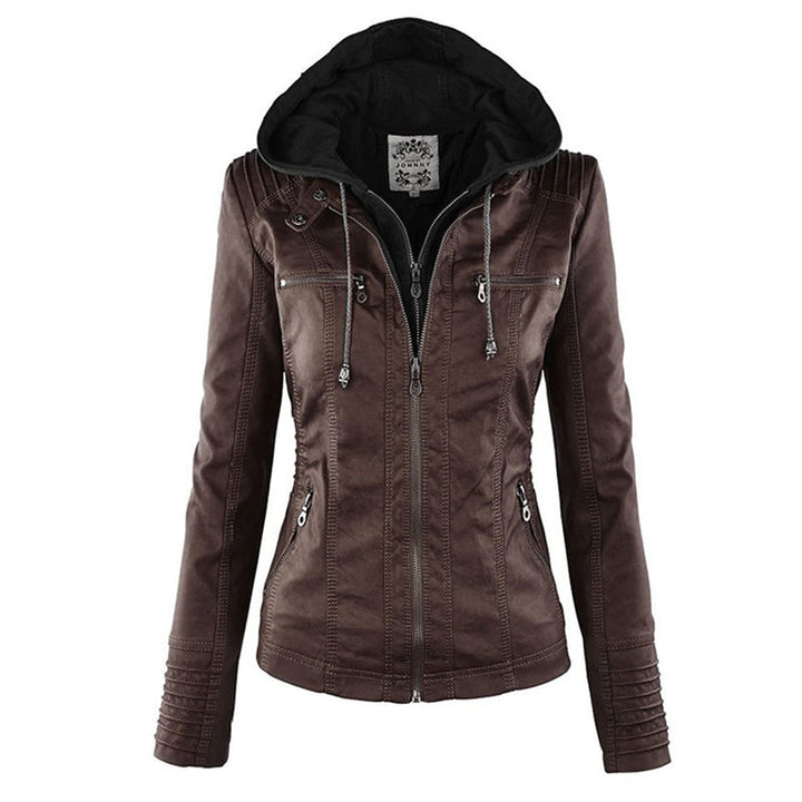 Women’s Hooded Zip-Up Jacket | Slim Fit