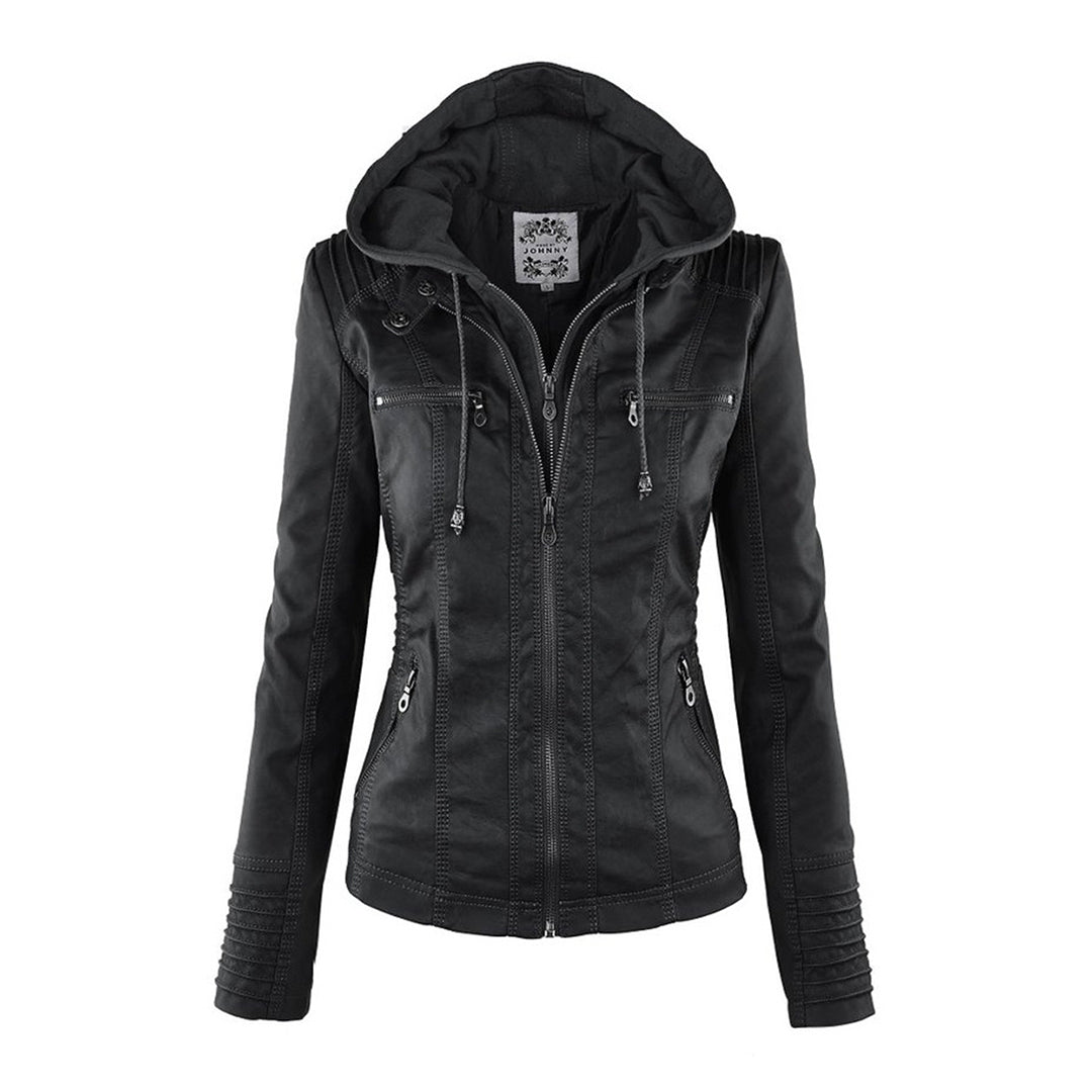 Women’s Hooded Zip-Up Jacket | Slim Fit